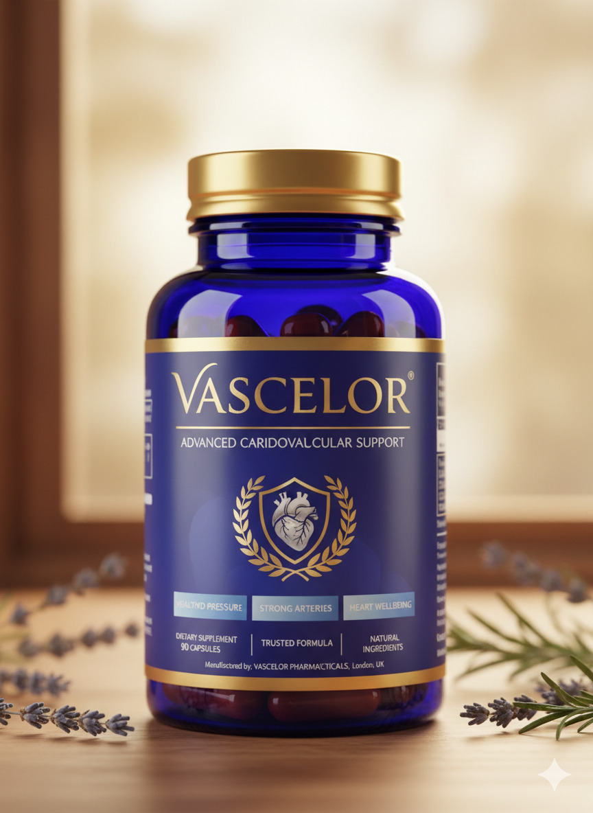 Vascelor dietary supplement bottle